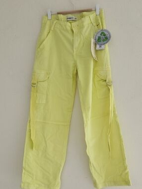 Neon Yellow Cargo Pants